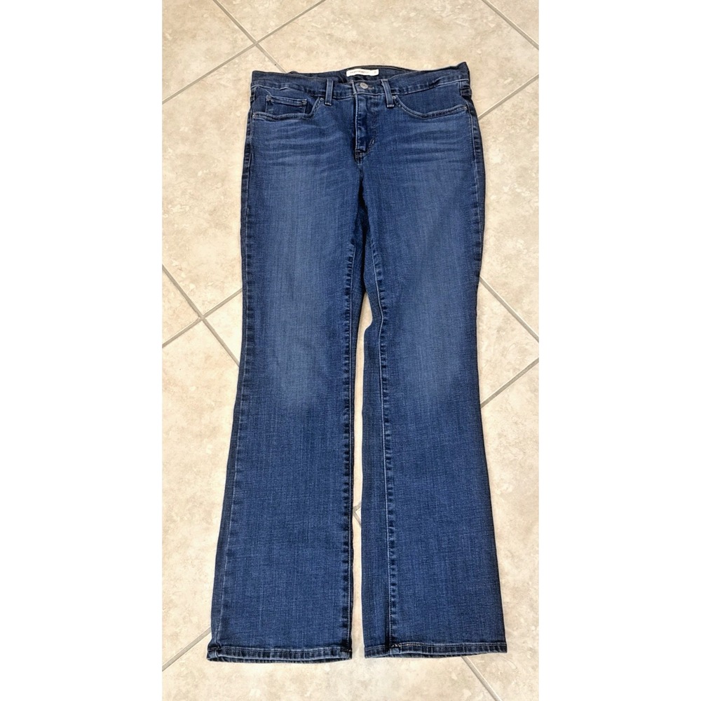 Levi's 315 Shaping Bootcut Women's Blue Medium‎ Wash Denim Jeans, Mid Rise Sz 31